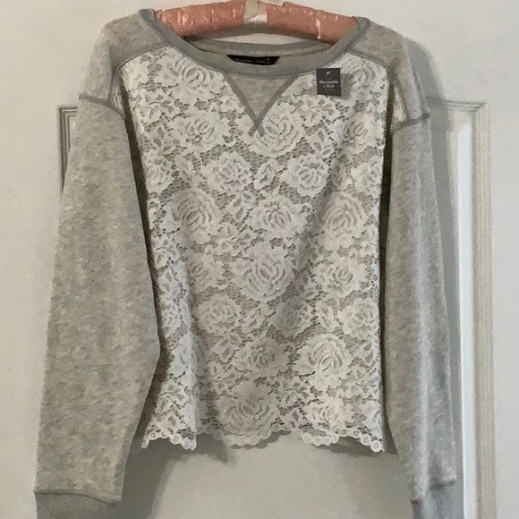 Abercrombie & Fitch Sweaters - Abercrombie Lace Sweatshirt
